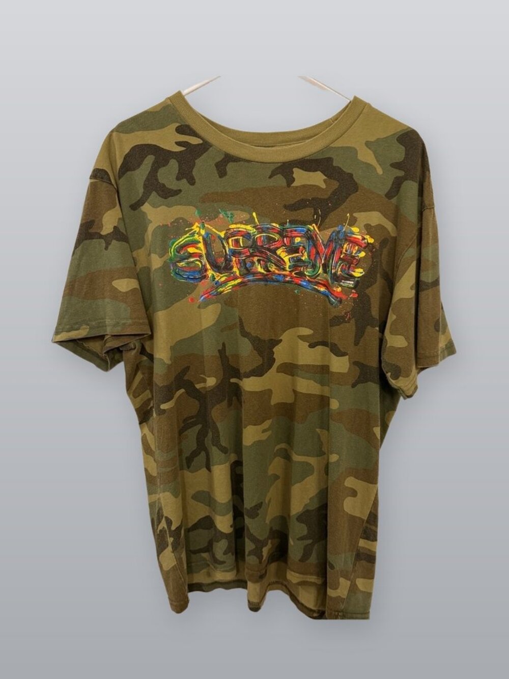 Supreme Olive Camouflage Tee
